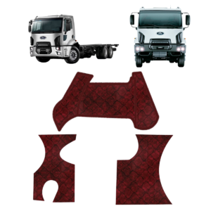 ALFOMBRA CERAMICA PARA FORD CARGO MODELO 2012 EN ADELANTE ROJO