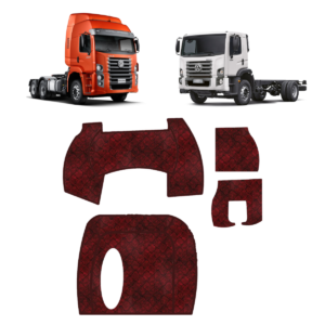 ALFOMBRA JGO ROJA PISO Y MOTOR CERAMICA VW CONSTELLATION
