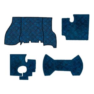ALFOMBRA JGO AZUL PISO/MOTOR ATEGO 1418-1725 AXOR 1933-2831