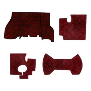 ALFOMBRA JGO ROJA PISO/MOTOR ATEGO 1418-1725 AXOR 1933-2831