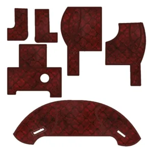 ALFOMBRA JGO ROJA PISO Y MOTOR CERAMICA MB 1634-1938 ATRON