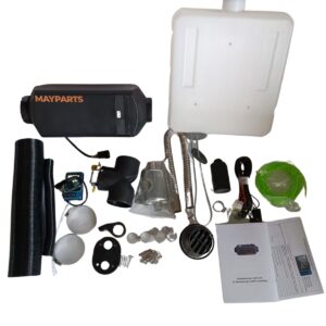 CALDERA/CALEFACTOR 12V/24V 5KW CARCAZA PLASTICA NEGRA