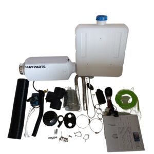 CALDERA/CALEFACTOR 12V/24V 5KW CARCAZA ALUMINIO BLANCO