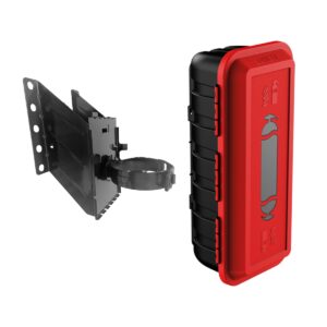 CAJON PORTA MATAFUEGO PLASTICA C/SOPORTE P/CAMION IMP ITALY