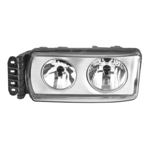 OPTICA IZQUIERDA PARA IVECO STRALIS/TECTOR/CURSOR ARO GRIS