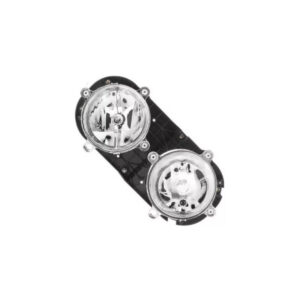 OPTICA DERECHA DOBLE REDONDA DIAGONAL PARA FORD CARGO H7/H7