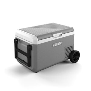 HELADERA ELBER D2D 12/24 VOLTS PORTATIL 40 LITROS C/RUEDAS C/BLUETOOTH