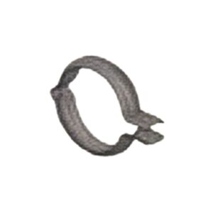 ABRAZADERA ACERO INOX.TUBO MOTOR 4 PULGADAS