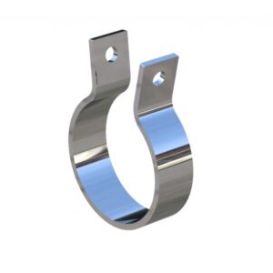 ABRAZADERA 4 1/2 ACERO NEGRO P/ESCAPE