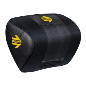 ALMOHADA SOPORTE DE CUELLO APOYACABEZAS MOMO NEGRO CON FIBRA DE CARBONO