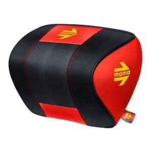 ALMOHADA SOPORTE DE CUELLO APOYACABEZAS MOMO ROJO CON FIBRA DE CARBONO