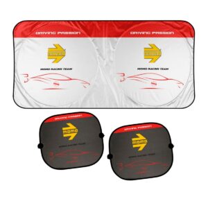 CORTINA PARASOL DELANTERA + LATERALES MOMO UNIVERSAL (JGO 3 PIEZAS)