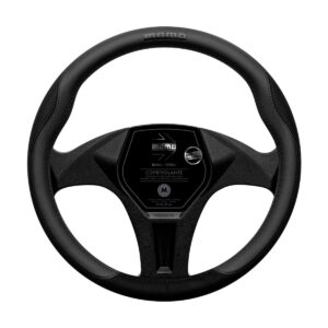 CUBRE VOLANTE MOMO BLACK EDITION C/MICROFIBRA Ø38CM