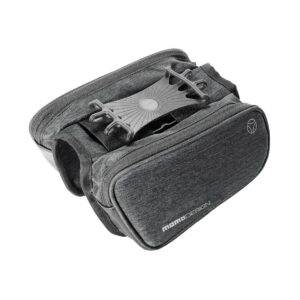 BOLSO ALFORJA ESTUCHE P/ CUADRO DE BICICLETA MOMO CON PORTA CELULAR IMPERMEABLE